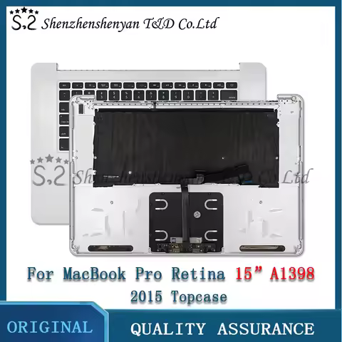 A1398 Topcase For MacBook Pro Retina 15 "A1398 with Turckpad keyboard top case for US UK French Span