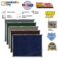Aluminium Frame Carpet Notice Board Wall Notice Board size 1'x1' 1.5'x1' 1.5'x2' 2'x3' 3'x4' Papan K