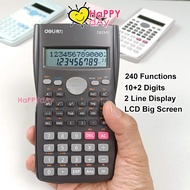 Deli Scientific Calculator 240F-10+2 Digits D82MS