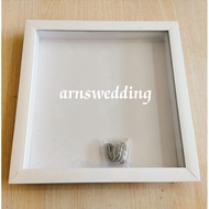 PUTIH 3d Frame / Dowry Frame / Frame Frame / White Frame / White Frame / Rustic Frame