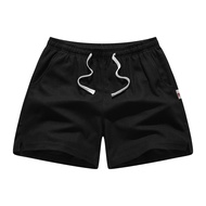 URBAN PIPE กางเกงขาสั้นผู้ชายวาฟเฟิล รุ่น เอวยางยืด ขนาด ผ้าวัฟเฟิลระบายอากาศได้ดี ทรงฟิต สไตล์สบายๆ