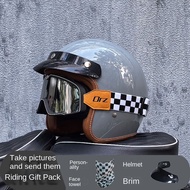 ORZ-058C New Launched Vintage Motorcycle Helmet DOT Certified 3/4 Helmet Jet Mask Helmet