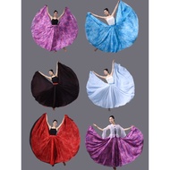 Dance Skirt Dance Performance Costume Xinjiang Weizu Dance Big Swing Skirt 720 Degree Chinese Modern