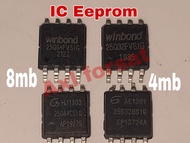IC Eeprom untuk STB atau DVBT2 tv digital sudah isi software