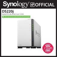 Synology DiskStation NAS DS220j - 512MB 2-Bay