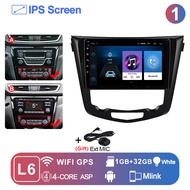 ABJKO LEHX Pro วิทยุติดรถยนต์มัลติมีเดียสำหรับ Nissan X-TRAIL X Trail T32 Qashqai 2 J11 2013-2017 Au