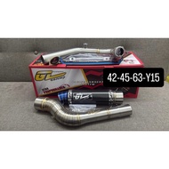 GL RACING Y15 EXHAUST OPEN EKZO EXSO EKSO 38-42-60 / 42-42-60 / 42-45-63