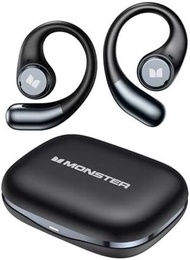 MONSTER - Open Ear AC336掛耳式無線藍牙耳機藍牙6.0不入耳式運動跑步黑色-平行進口