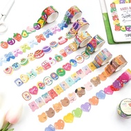 100 Lembar Sticker Washi Cute Decorative Sticker Kawaii Stiker Lucu