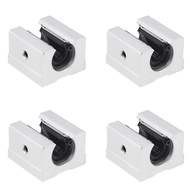 4PCS SBR16UU SBR Linear Ball Bearing Slide Block for SBR16 Linear Rail Guide