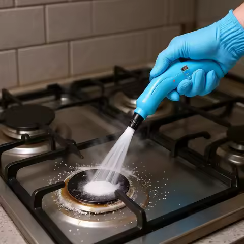 Fast Heat Handheld Steam Cleaner 2 Quart Tank 4 Bar Pressure for Car Kitchen Grout Tile Bed Bugs