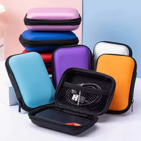 EVA Zipper Pouch For SanDisk PSSD E30/E60/E61 250GB/500GB/1TB/2TB V2 Extreme Portable SSD SDSSD Stor