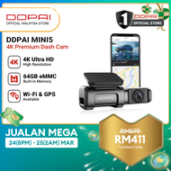 DDPAI Dash Cam Mini 5 4K 2160P HD Car Camera Android Wifi Auto Drive Vehicle Dash Cam