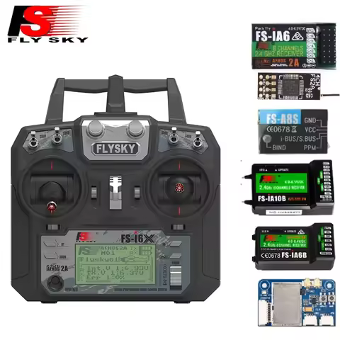 Flysky FS-i6X FS I6X 2.4G RC Transmitter Controller iA10B IA6 iA6B A8S X6B FS2A Receiver i6 upgrade 
