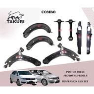 (ready stock) takuri suspension arm combo set lower arm ball joint - proton preve suprima s
