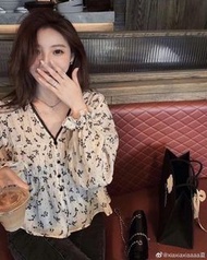 Chanel outlet 水鑽雙C項鍊