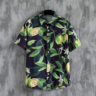 M-5XL Summer Loose Sports Fashion Plus Size Casual Short Sleeved Hawaiian Shirt Men