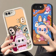 Q-47 Labubu Cute Black white Case for OPPO A3S A12E A1K Realme C2 C2S C1