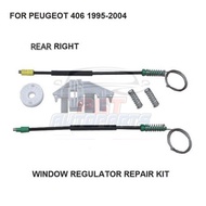 Window Regulator Repair Kit Rear Left or Right For Peugeot 406