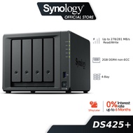 Synology DS423+ / DS425+ NAS DiskStation 4-Bays NAS with Dual-Core Processor Data Backup Storage