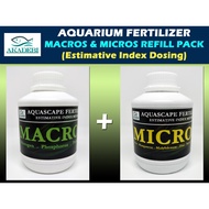 Aquarium Fertilizer Refill Pack (Macros and Micros)