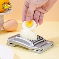 [Aluminum Alloy] Egg Slicer Cutter Multipurpose Kitchen Tool Kiwi Century Egg Even Slicing