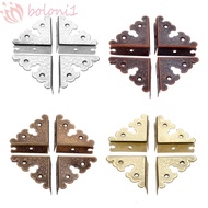 [COD] Wooden Box Corner Protector Furniture Fitting Vintage Table Corner Corner Brackets Protector F