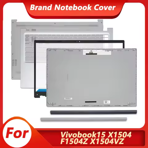 New Laptop LCD Back Cover for Vivobook 15 X1504 F1504Z X1504VZ Silver LCD Back Cover Front Bezel Pal