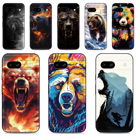 Printed Bear Cover For Asus Zenfone 10 9 8 Flip 5Z 4 L1 ROG Phone 2 3 5 6 7 Max Pro M2 M1 ZB633KL ZS