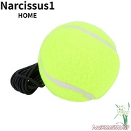 NARCISSUS Rebound Ball, Adjustable Rope Tether Ball Tennis Training Ball, Tennis Yellow Elastic Stri