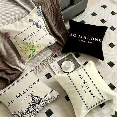 J-Jo M-Malone L-LOGO Cushion Cover Decorative Pillow Sofa Home Decor case pillow cases