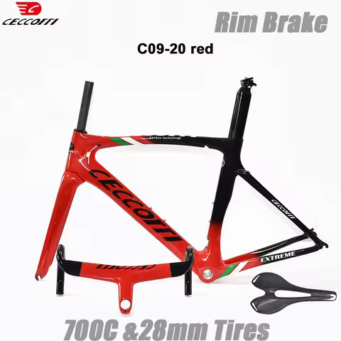CECCOTTI RF09 model Road Bike Frame New arrival color Rim Brake Bicycle Frameset T1000 Carbon Fiber 
