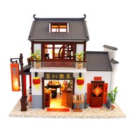 Cool Beans Boutique Miniature DIY Dollhouse Kit Wooden Ancient Chinese Restaurant – Dragon Gate Inn 