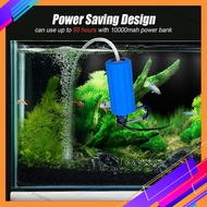 现货 Ready Stock Portable Mini USB Aquarium Fish Tank Oxygen Air Pump Saving Supplies Accessor/鱼缸氧气用品/oksigen Tangki Ikan