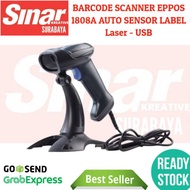 BARCODE SCANNER 1D WITH STAND EPPOS 1808A AUTOSCAN - USB LASER