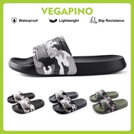 Vegapino Unisex EVA Camouflage Leather Slippers Slider For Men Slide Sandal Anti-Slip Selipar Shoes
