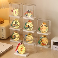 Medal Display Box Marathon Medal Box keep Honor Medal Badge Commemorative Display Stand Set Bar