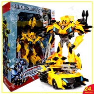 Transformer Big 66cm Combo Big Box New Model Best Gift OptimusPrime Bumble bee Robot Toy Robot Car V