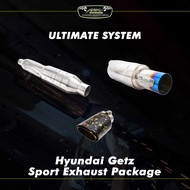 Hyundai Getz Sport Exhaust Package - Max Racing Cyclone Tech & R500-MY Setup