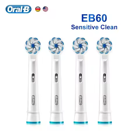 Oral B EB60 Tooth Brush Heads Sensitive Ultra Soft Bristle Gum Care Gentle Clean Replacement Electri