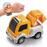 4DRC手表迷你遥控车电动汽车赛车合金挖掘机网红玩具男孩女孩儿童礼物