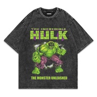 The INCREDIBLE HULK Oversize Model Washed Stone Wash/THE INCREDIBLE HULK T-shirt