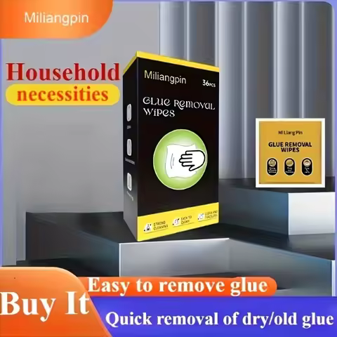 Alcohol-Based Degreasing Wipes - Odorless, Ideal For Glass Tape & Adhesive Residue Removal, Quick Cl
