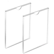 Acrylic Pocket/wall holder/Frame Slot In Portrait - Size A4,A5,A6