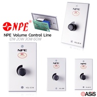NPE VOLUME CONTROL LINE VCL-12 VCL-20 VCL-30R VCL-60 R สำหรับ ลำโพงติดเพดาน NPE ลำโพง เพดาน ลำโพง ฝั