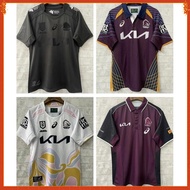 NRL 2025 BRONCOS BRISBANE Rugby Jerseys Men's Sports T-Shirt 1:1