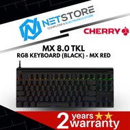 CHERRY MX 8.0 TKL RGB GAMING KEYBOARD (BLACK) - MX RED - G80‐3888HYAEU‐2