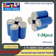 Grade A EVE 46950 3.7V 32Ah Rechargeable Battery 320A Discharge for Energy Storage Inverter DIY