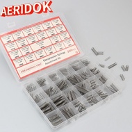 AERIDOK 300PCS/box Small Springs, 304 Stainless Steel Tension Spring Compression Spring Assortment K