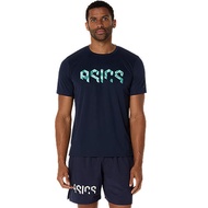 ASICS : 2031E897.402 ASICS HEX GRAPHIC TEE MEN เสื้อคอกลมผู้ชาย ของแท้